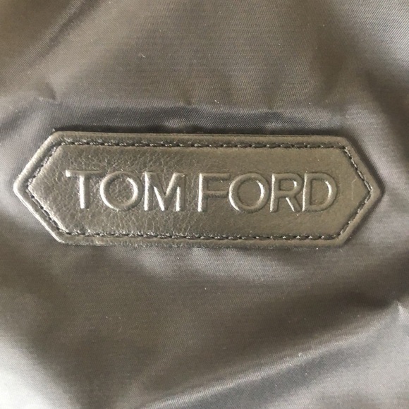 TOM FORD Small Luxury Black Nylon Drawstring Bag / Authentic / New Never Used - Picture 2 of 2